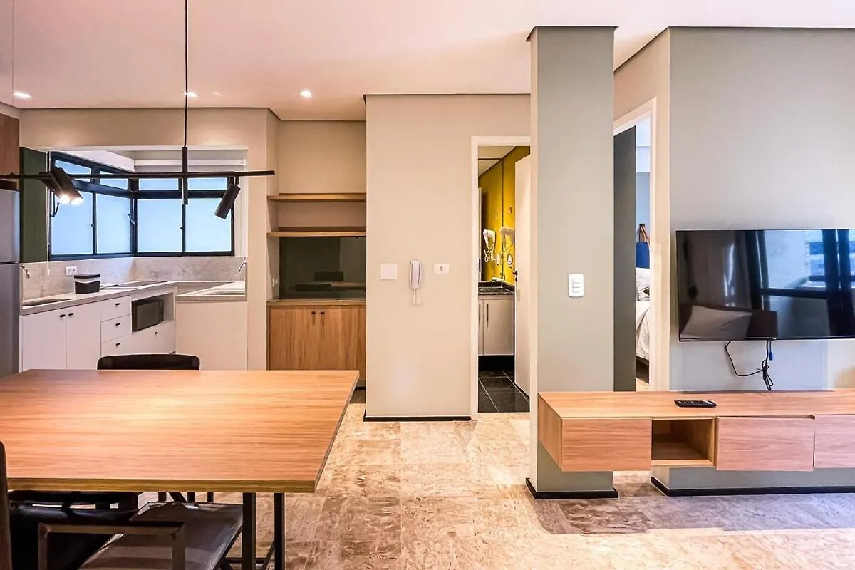 Apartmán B Homy Paulista - Amplo E Moderno Stp61 São Paulo 0*,  Brazílie